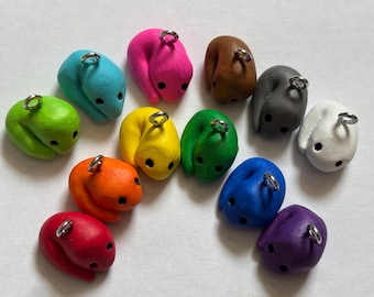 Handmade Snake Charm - For Necklaces or Earrings - Handpainted