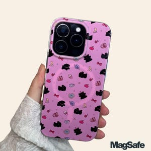 Cockapoo Hund MagSafe Handyhülle für iPhone 13-16 | Stoßfestes TPU, erhöhter Kamerarand