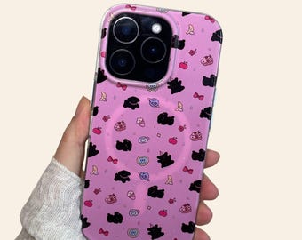 コッカープー犬 MagSafe スマホケース iPhone 13-16対応 | 耐衝撃TPU、カメラエッジが高め