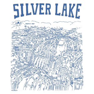 Silverlake Blue Lines 11x14 print