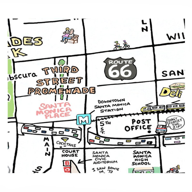 Santa Monica Ca Map