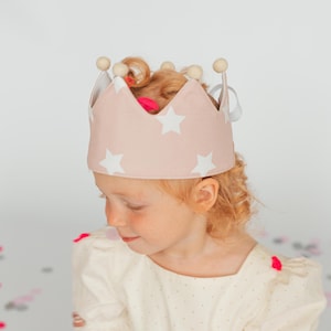 Baby Party Hats & Crowns. Little Girl Birthday Outfit. Second Birthday Crown Keepsake. Personalized Baby Crown. Embroidered Crowns For Kids.