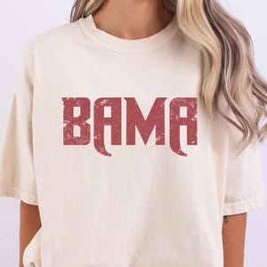 T-shirt Retro Alabama Comfort Colors : t-shirt effet vieilli Game Day