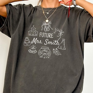 Comfort Colors Future Mrs. T-Shirt: Personalized Bride-to-Be Tee