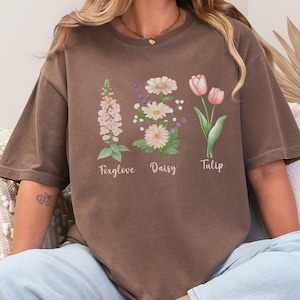 Comfort Colors® Subtle FDT Shirt, F*ck Donald Trump Shirt,Flower Anti Trump Shirt,Anti MAGA Shirts,Political Tee,Feminist Gift,Protest Shirt