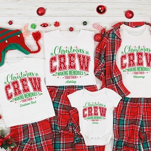 Christmas Crew 2025 Shirt, Family Christmas 2025 Shirt, Family Matching Christmas Tshirt, Christmas Couple Matching Shirt, Christmas Gift