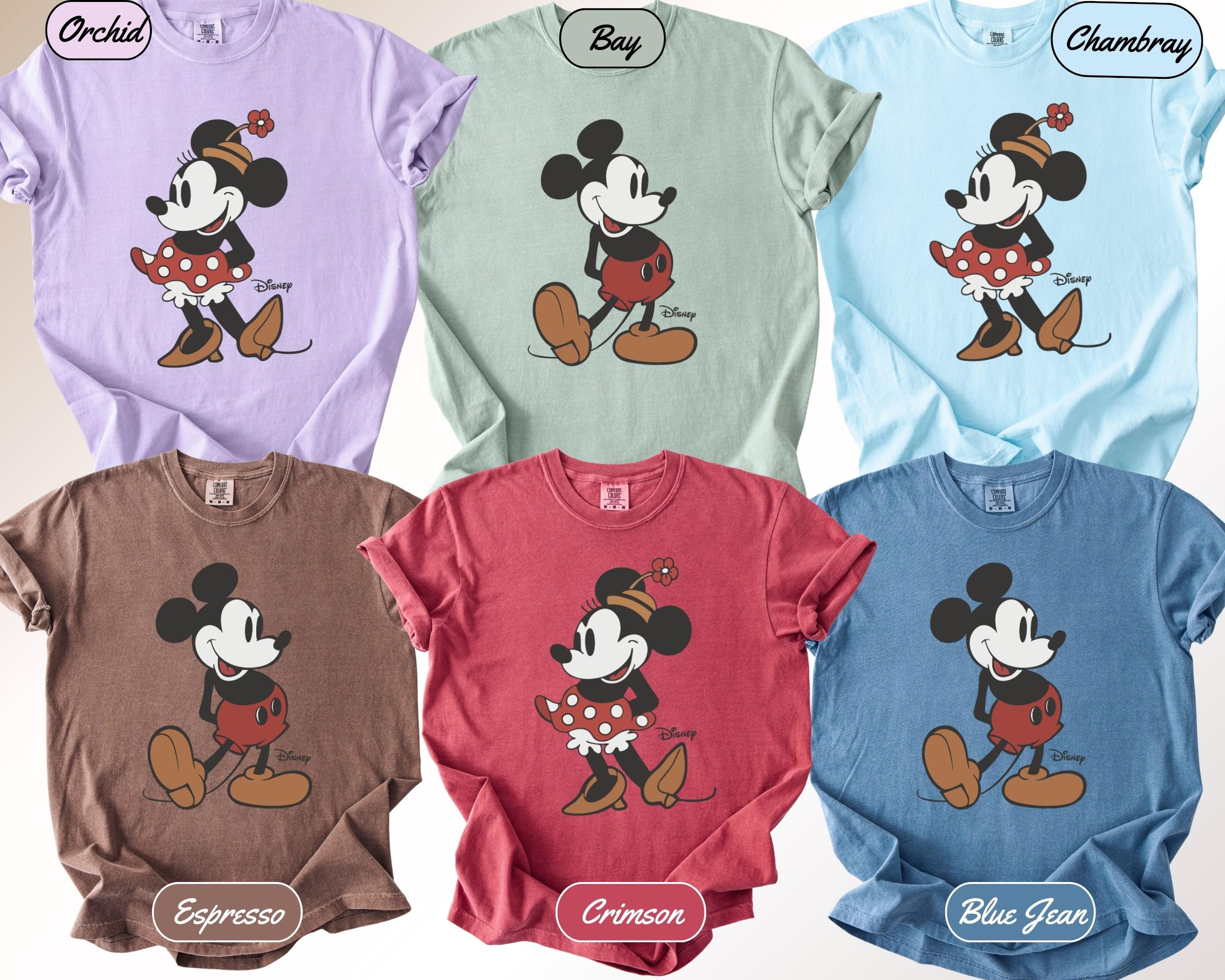 Comfort Colors® Retro Mickey Mouse Shirt, Disney Mickey Minnie