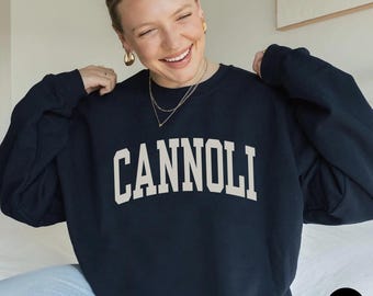 Cannoli-sweater, kerstcadeau voor fans van Italiaans eten, trendsetters en leuke hoodie, liefhebbende fijnproevers Wear Your Love of Italy-shirt