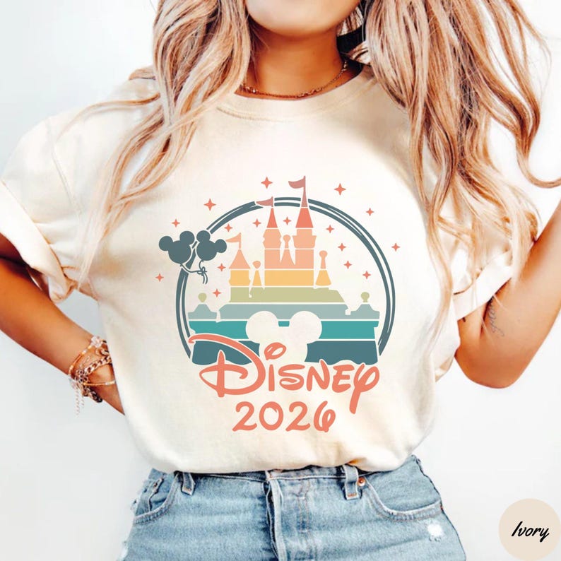 Comfort Colors® Disney 2026 Family Vacation 2026 Shirts, Disney Trip 2026 Shirt, Disneyland T-Shirt, Disneyworld Group Matching TShirts image 1