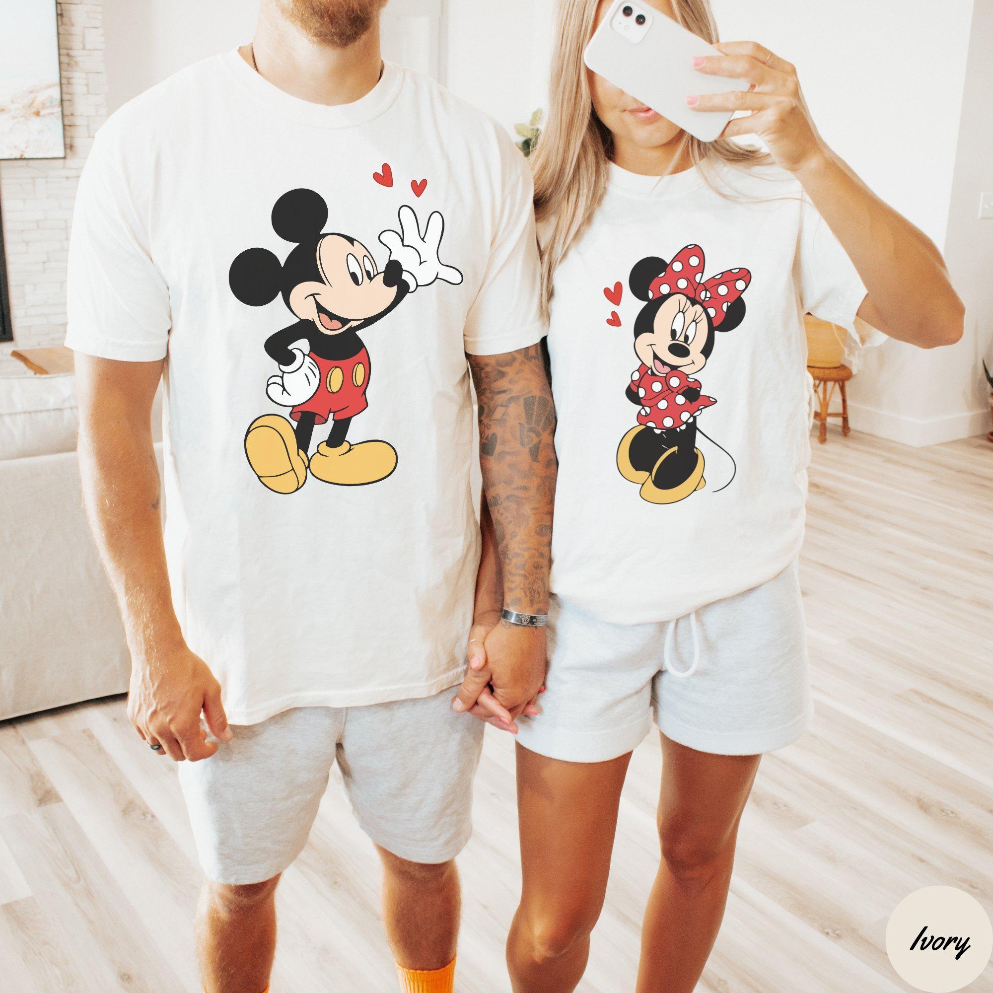 Comfort Colors® Disney Couples Mickey and Minnie Mouse T-shirt