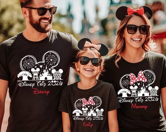 Disney 2026 shirt, Disneyland Family Vacation 2026 Shirt, Custom Disney Family Shirt, Disney Family Trip Shirt, Disney Family Vacation Shirt