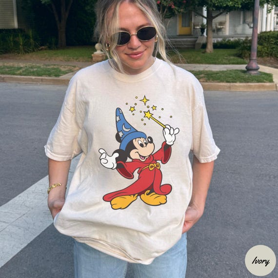 Comfort Colors® Walt Disney Fantasia Retro Mickey Mouse Sorcerer Shirt, Fantasia Mickey TShirt, Disneyland Trip Matching Tees