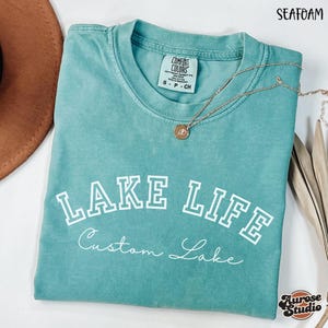 Comfort Colors Custom Lake Life Shirt: Personalized Lake House Gift