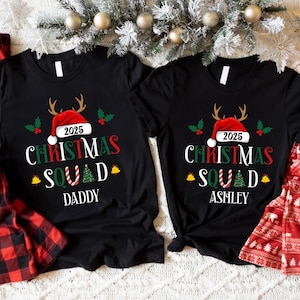 Christmas Squad Shirt, Family Christmas 2025 Shirts, Christmas Group Tshirts, Christmas Family Tee, Christmas Pajamas, Family Matching Shirt
