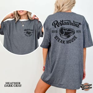 Business Logo Shirt, Custom Company Logo TShirt, Double Sided Personalized Shirt, Custom Design Print Tee for Business, Team or Personal Use