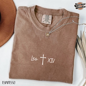 Pope Leo XIV Comfort Colors T-Shirt: Vatican Religious Gift