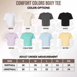 Comfort Colors® Retro Musse Pigg och vänner Disney boxig skjorta, Disneyland familjeresa kort t-shirt, Disney semester sommartröjor bild 9