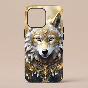 Wolf Phone Case: Classic Snacks Design for iPhone 16,15,14,13,12,11 Pro Max,X,XS,Samsung S25,S24,S23,S22 Ultra, iPhone MagSafe Case