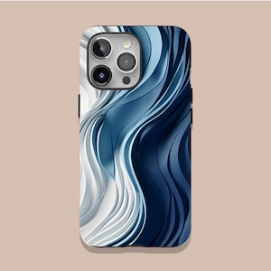 Multicolor Swirl Wave Phone Case: iPhone & Samsung Galaxy