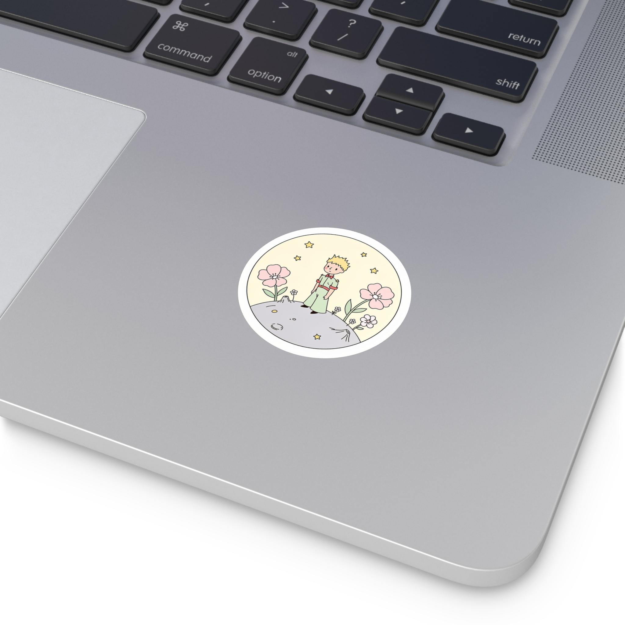 Prince Circle Sticker Le Petit Prince Round Sticker Vinyl Decal Cute Literary Book Lover ...
