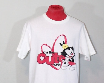 1990s Animaniacs Dot Single Stitch T-Shirt // Large