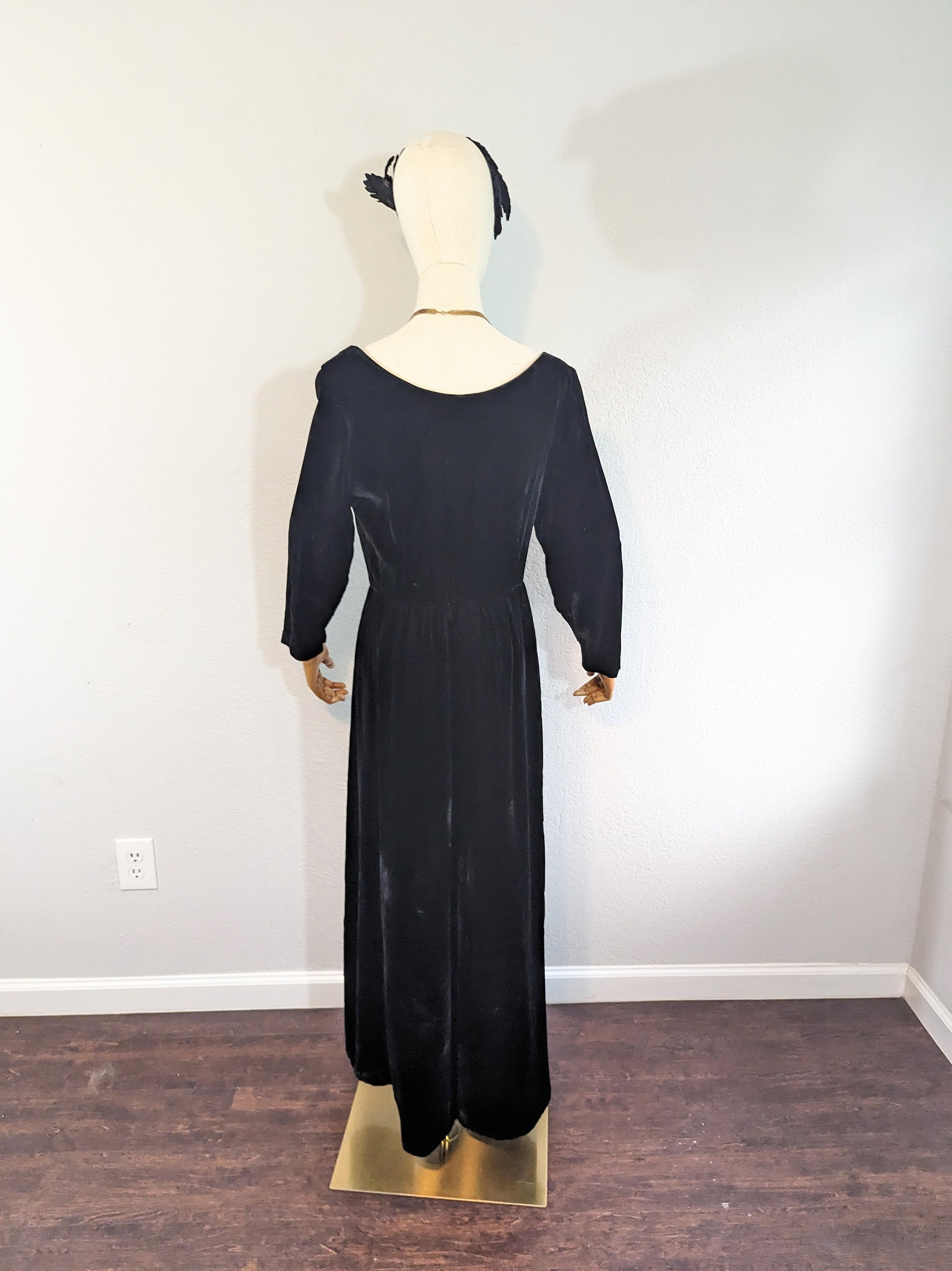 トップス 60s Vintage Morty Sussman Mollie Parnis 1960s 1970s Morty Sussman for Mollie Parnis Copper Satin