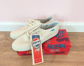 1970s Pepsi Branded Keds Sneakers NIB // Size 9