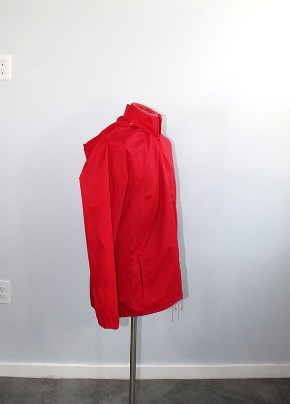 1970s Oshman's Sportswear Red Windbreaker // Large - image 6