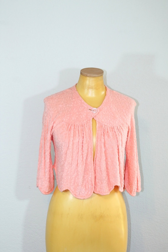 1940s Munsingwear Bed Jacket // Small