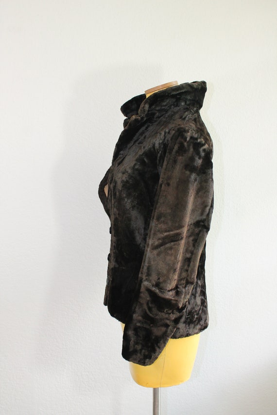 1900s Edwardian Brown Velvet Jacket // Extra Small - Gem