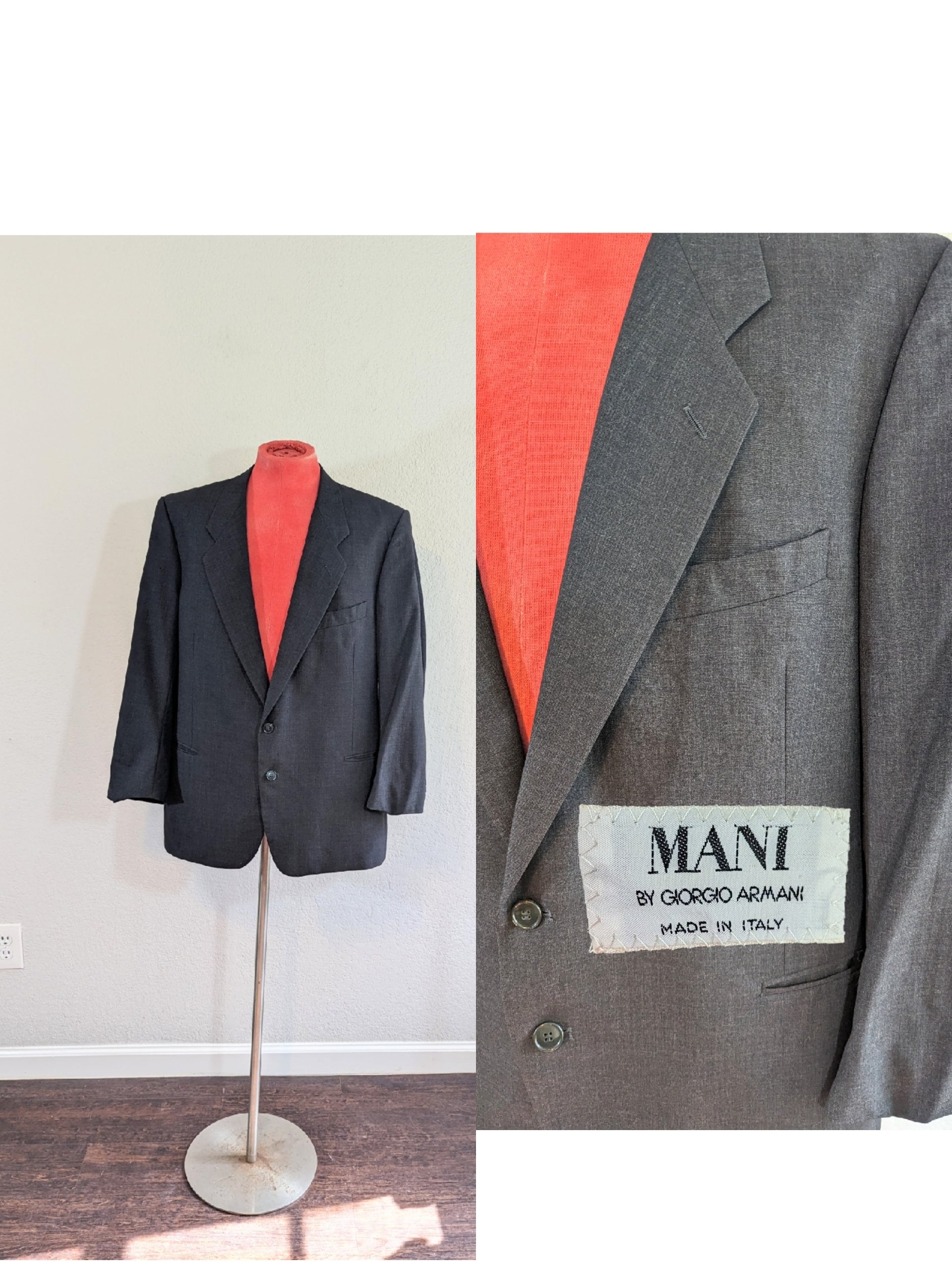 80s Armani Jacket - Etsy Canada 80s Armani Jacket - Etsy Canada