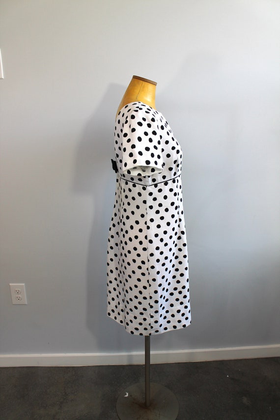 1980s Lanz Polka Dot Day Dress // Medium - image 5
