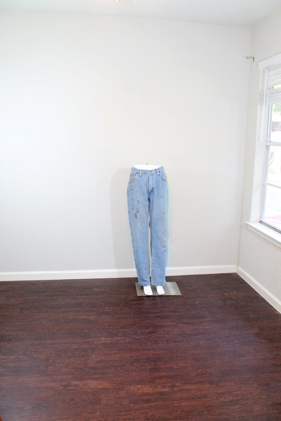 1990s Wrangler Distressed Straight Leg Jeans // 32