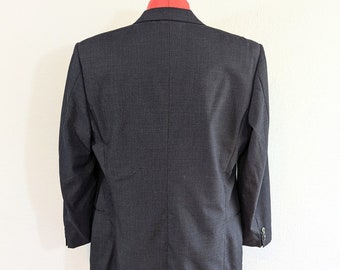 1980s Giorgio Armani - Mani - Dark Gray Wool Single Breasted