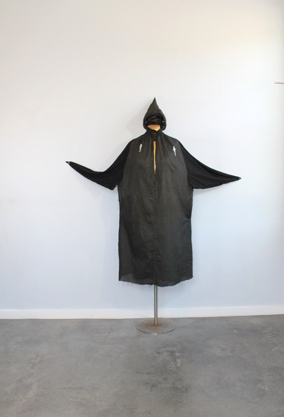 1920s Black Halloween Cape // Free Size