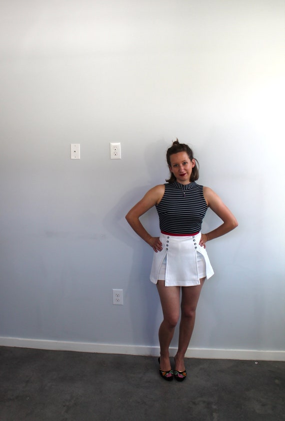 1960s Sailor Playsuit Set // Extra Small Petite