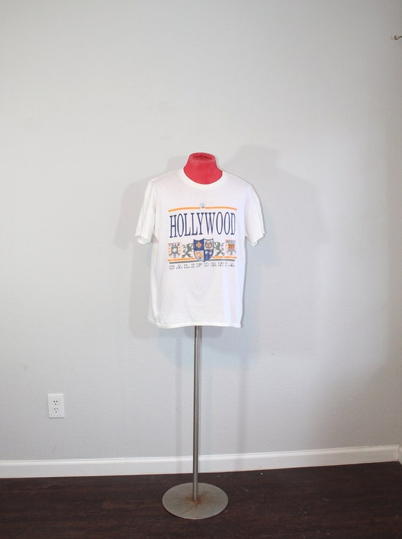 1980s Hollywood Single Stitch Souvenir T-shirt // 