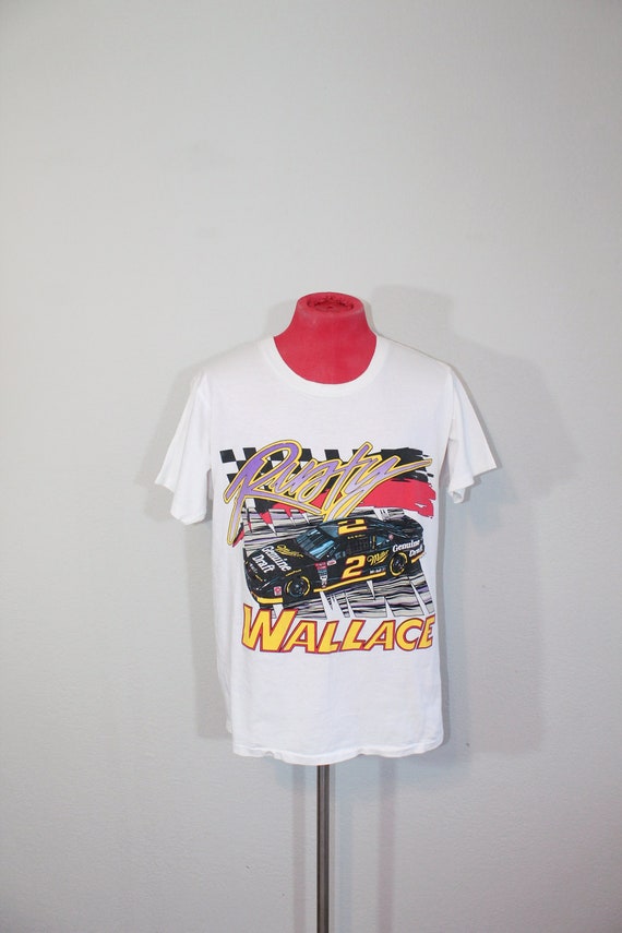 1993 Rusty Wallace Nascar Racing T-shirt // Medium - Gem
