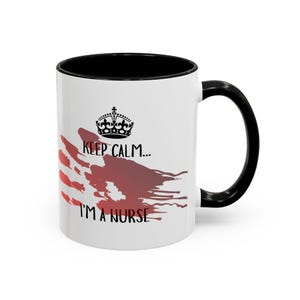Tazza da caffè con scritta &quot;Infermiere&quot; (11, 15 oz) - Studente di infermieristica, Operatore sanitario, Laurea - Tazza originale, Regalo scherzoso, Apprezzamento