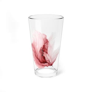 Elegante vaso mezclador de 16 oz, ideal para bebidas artísticas, decoración de bar, regalo para amantes del vino, vaso personalizado, vaso de cóctel único.