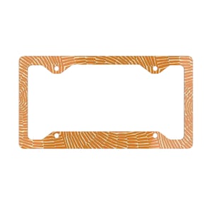 Stylish Metal License Plate Frame - Customizable, Unique Gift for Car Lovers, Decorative Auto Accessory, Holiday Gift, Road Trip Essential