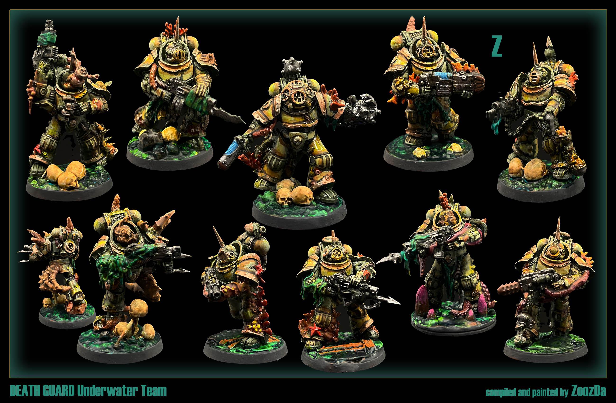 Plague Marines - Death Guard Underwater - Proxy - Etsy
