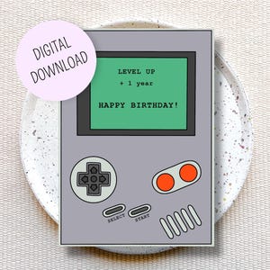 2000年代のノスタルジアの誕生日カード、ビンテージカード、40歳の誕生日、ミレニアル世代への贈り物、オタクの誕生日カード、ゲーマーカード