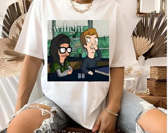Twilight Movie Shirt - Vampire T-Shirt - Belcher Family Shirt - Bobs Burgers Tee, Men's Tops