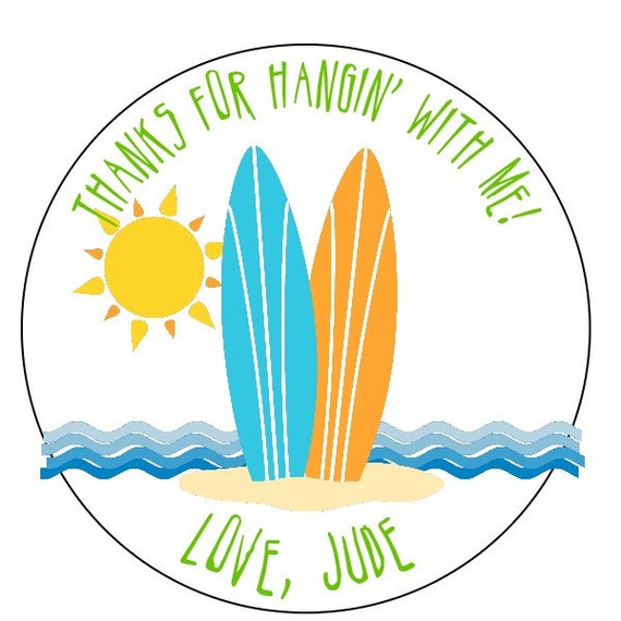 Surf labels sale