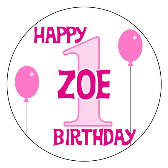 Autocollants De Fille De 1er Anniversaire Autocollants Roses Etsy Autocollants De Fille De 1er Anniversaire Autocollants Roses Etsy