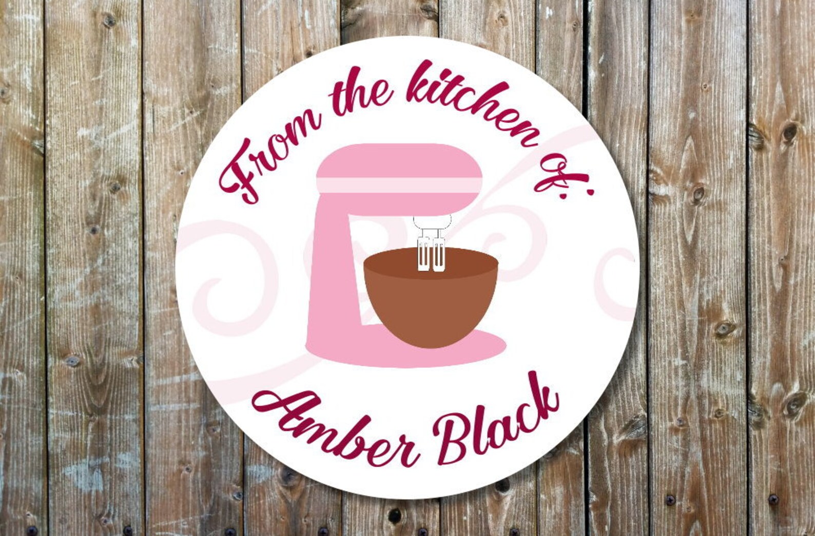 Kitchen Cooking Stickers From the Kitchen of Labels Custom Etsy