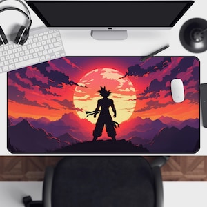 Dragon Ball Z Mouse Pad – Goku Desk Mat, Custom Desk Pad for PC, Gaming Desk Accessories, Anime Mousepad, Gift for Him, Dragon Desk Decor