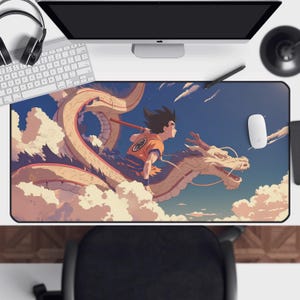 Goku Dragon Ball Z Custom Mouse Pad – Anime Desk Mat & Pad | Dragon, Dragon Age, Desk Accessories, One Piece Playmat, PC Gift for Him