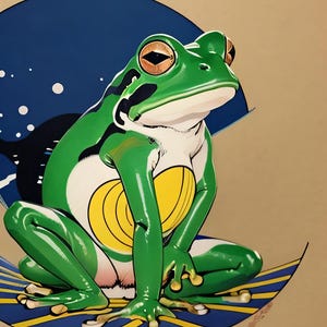 Puzzle Grenouilles Ukiyo-e - 120/252/500 pièces, art japonais, cadeau original